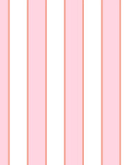 'cabana Stripe' Wallpaper By Meri Meri - Pink