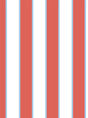 'cabana Stripe' Wallpaper By Meri Meri - Red