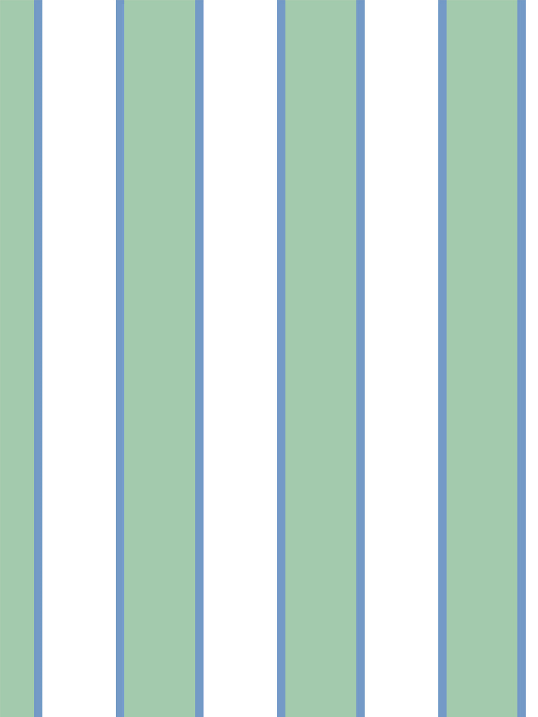 'cabana Stripe' Wallpaper By Meri Meri - Sage