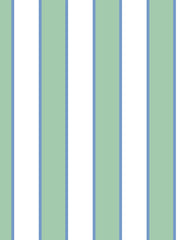 'cabana Stripe' Wallpaper By Meri Meri - Sage