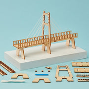 Cable-stayed Bridge Diy Kit, Educational Stem Toy