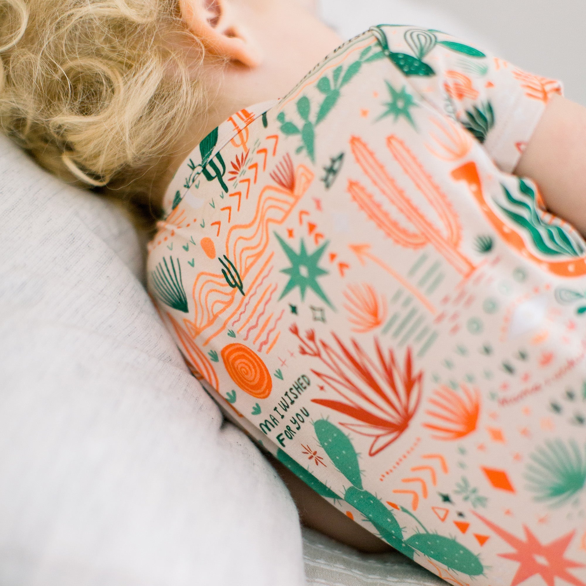 The Second-skin 2-piece Pajama | Desert Cactus Vibes | "mama, I Wished For You"