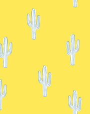 'cactus' Wallpaper By Tea Collection - Daffodil