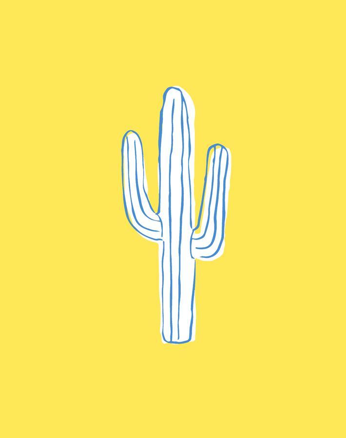 'cactus' Wallpaper By Tea Collection - Daffodil