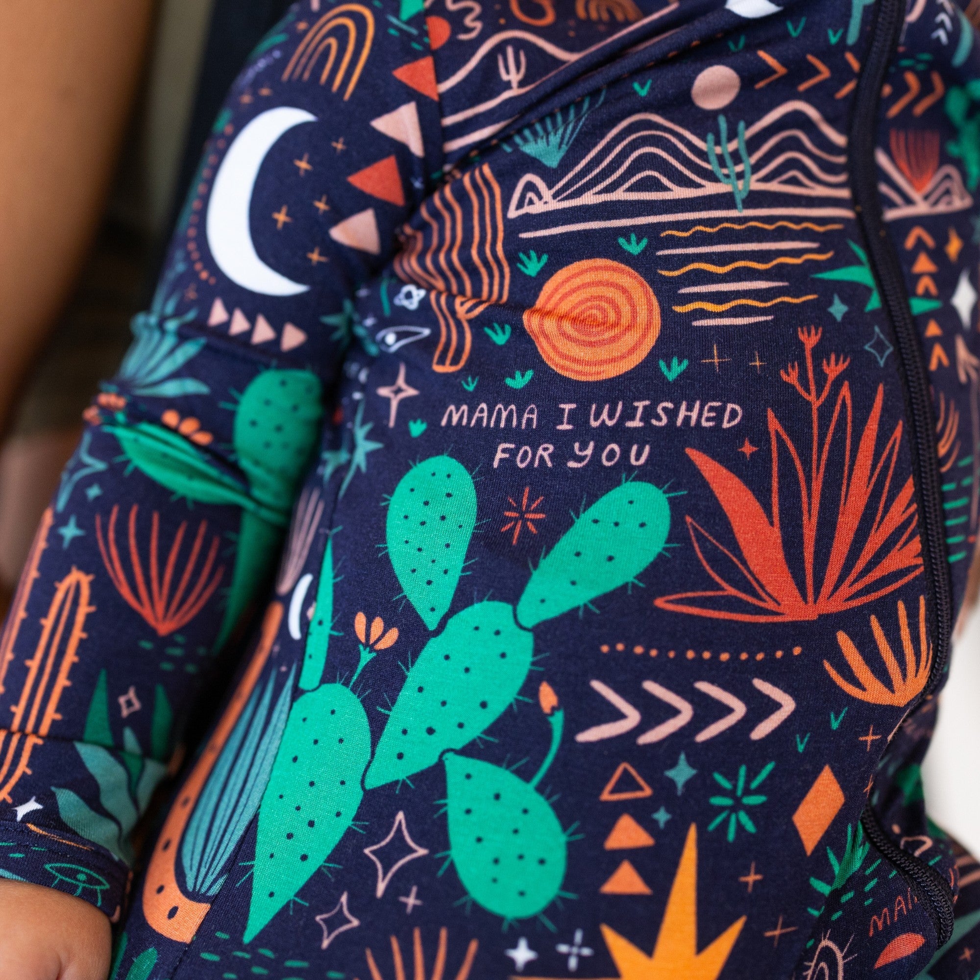 The Second-skin Footie | Desert Cactus (midnight)