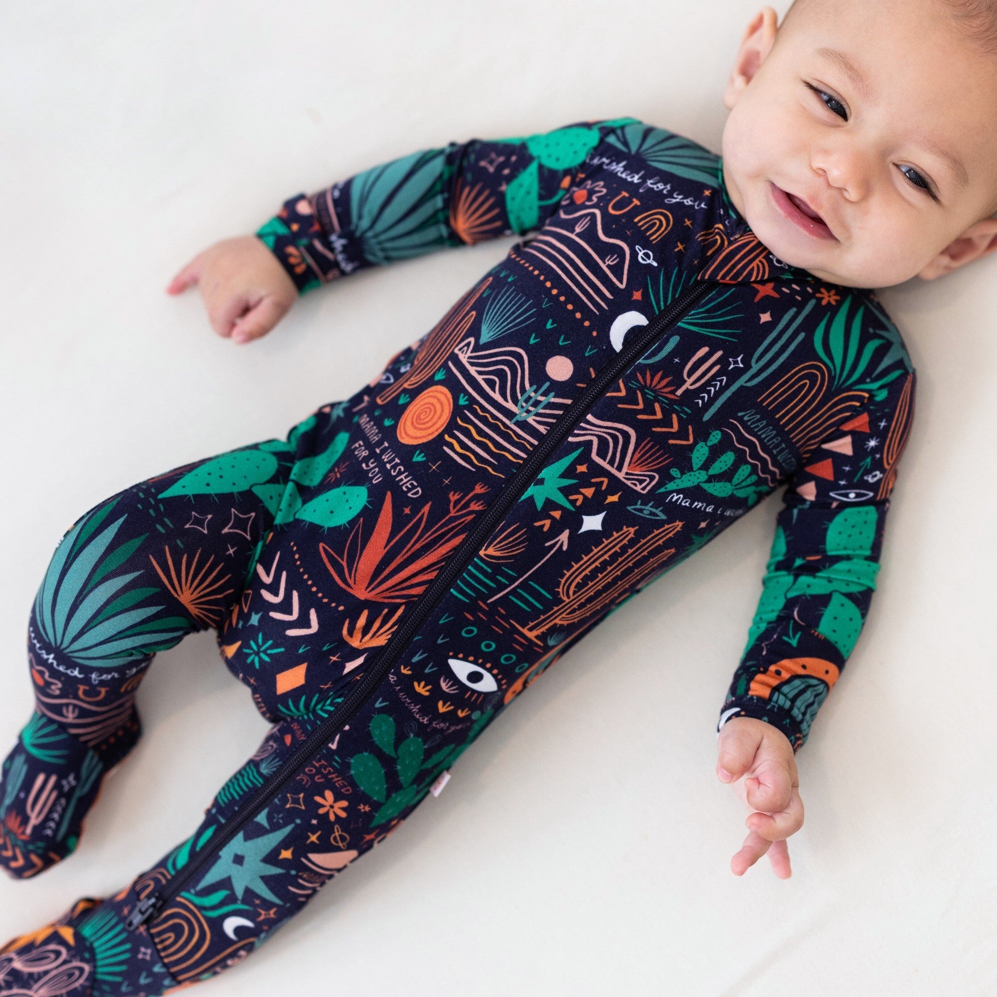 The Second-skin Footie | Desert Cactus (midnight)