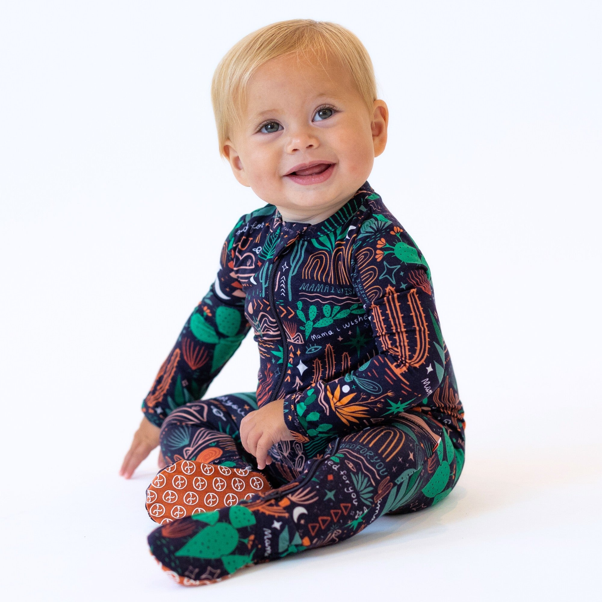 The Second-skin Footie | Desert Cactus (midnight)