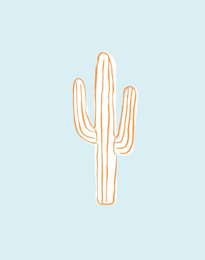 'cactus' Wallpaper By Tea Collection - Pushpop