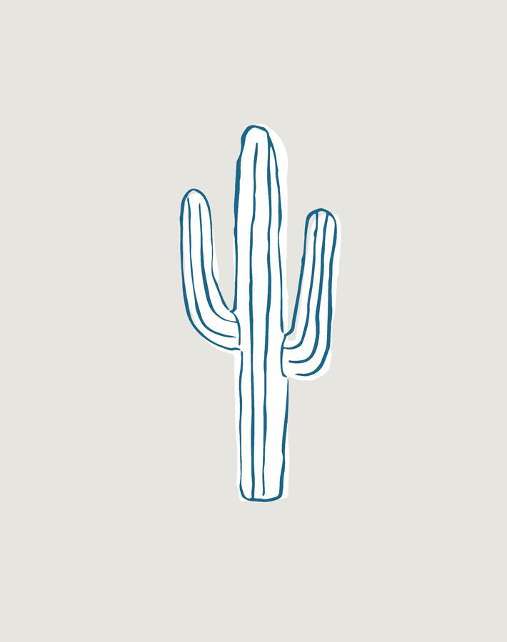 'cactus' Wallpaper By Tea Collection - Sand