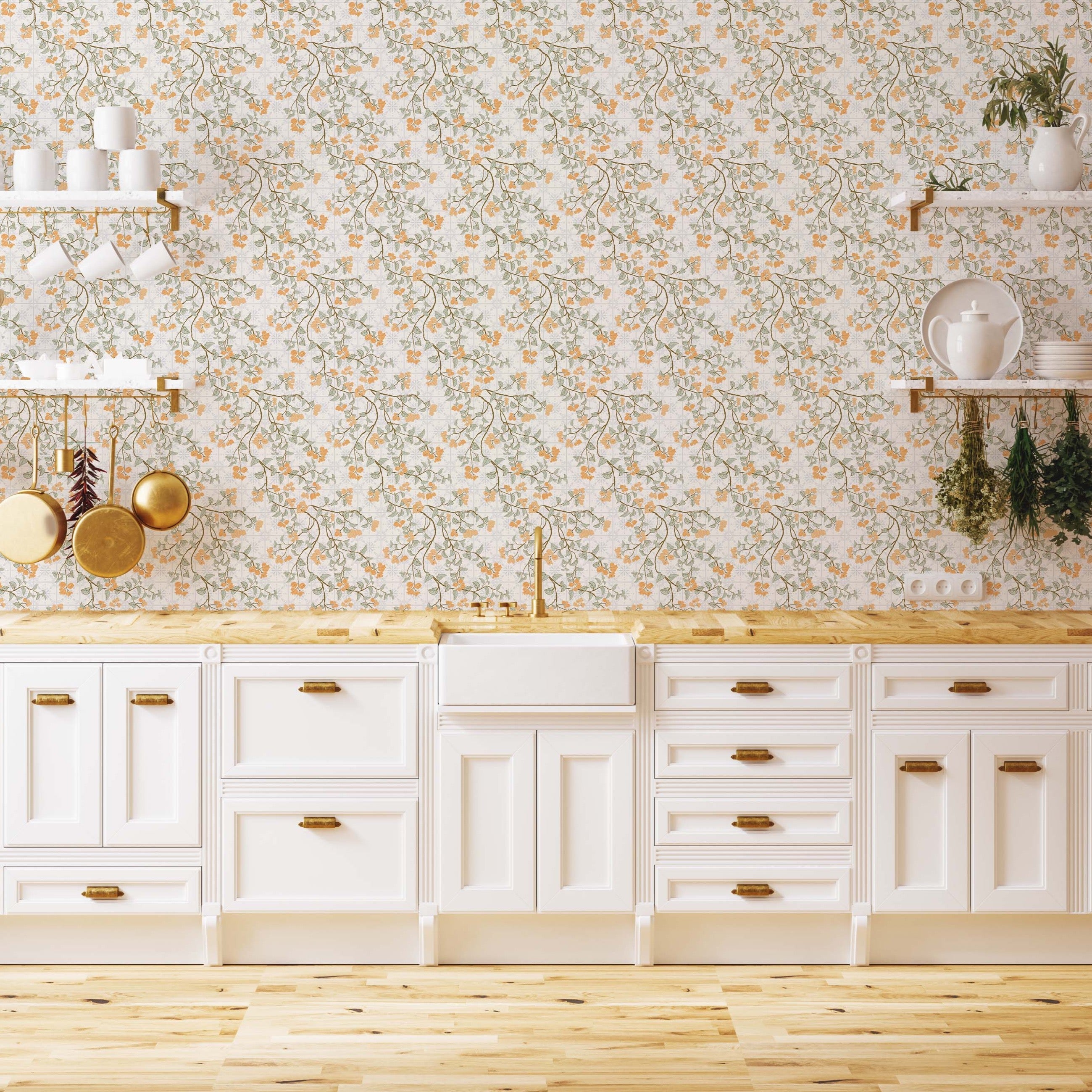 Calla Wallpaper By The Bright Leaf Design