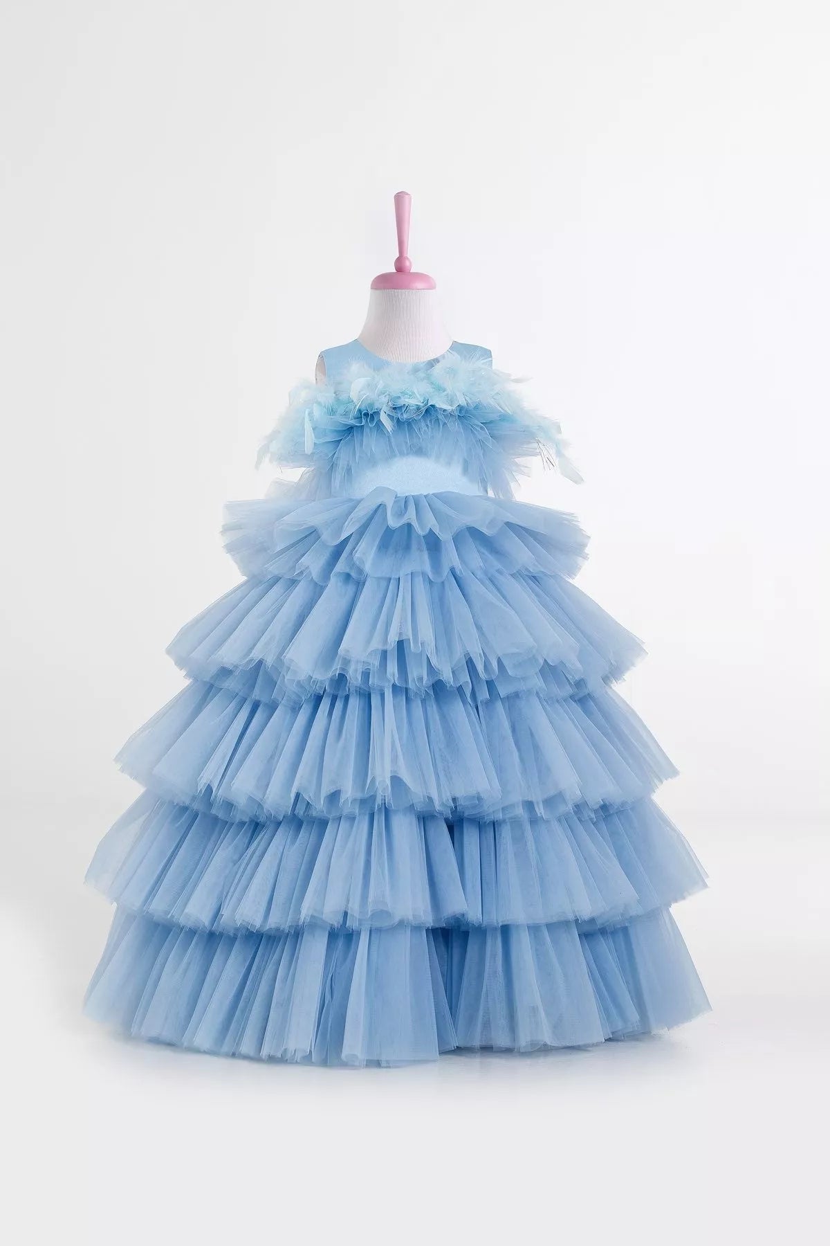 Camila Baby Blue Party Dress