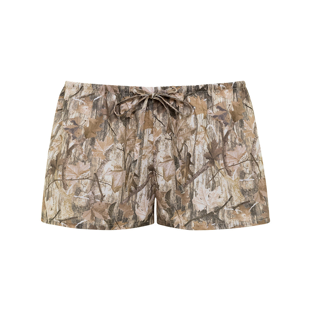 Camo Low-rise Drawstring Short
