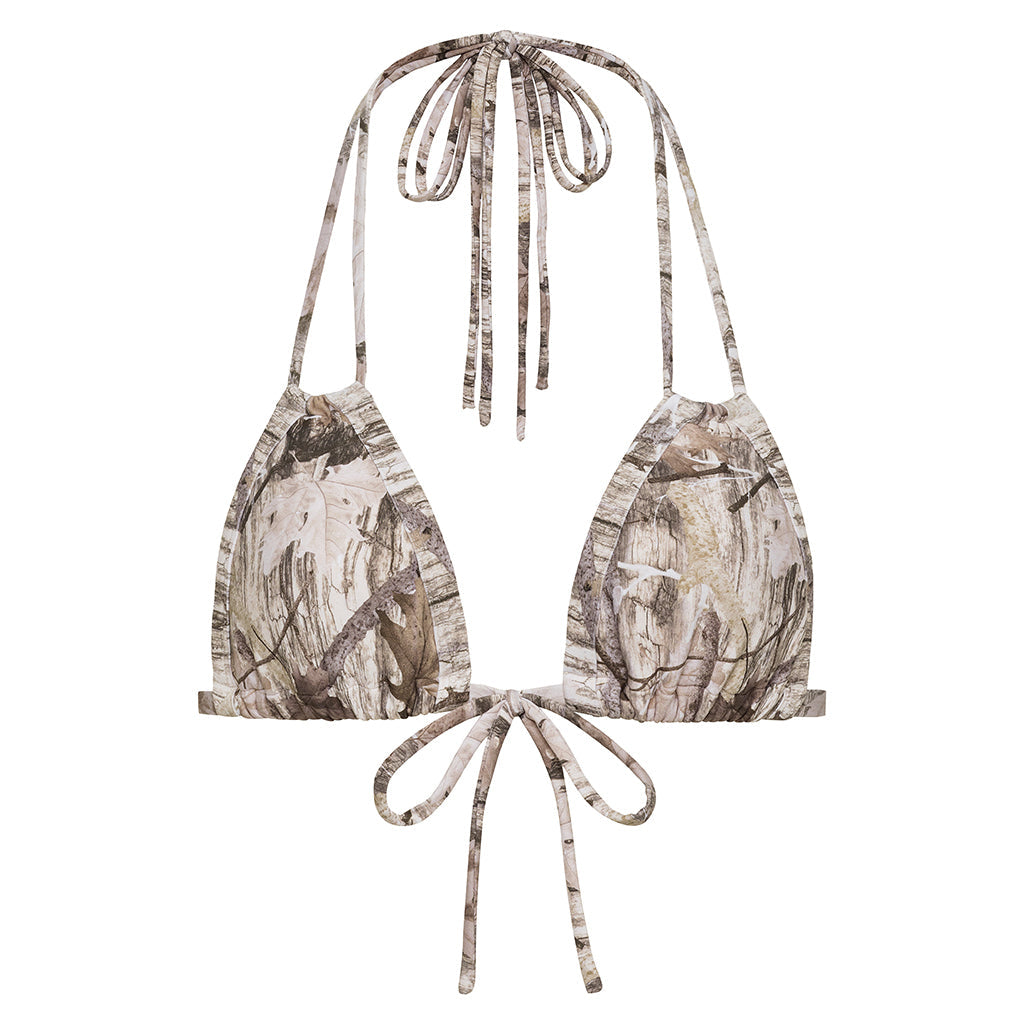 Camo Euro Bow Bikini Top