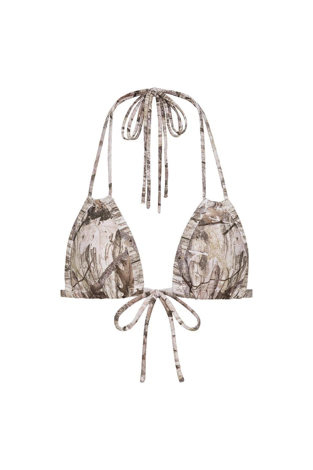 Camo Euro Bow Bikini Top