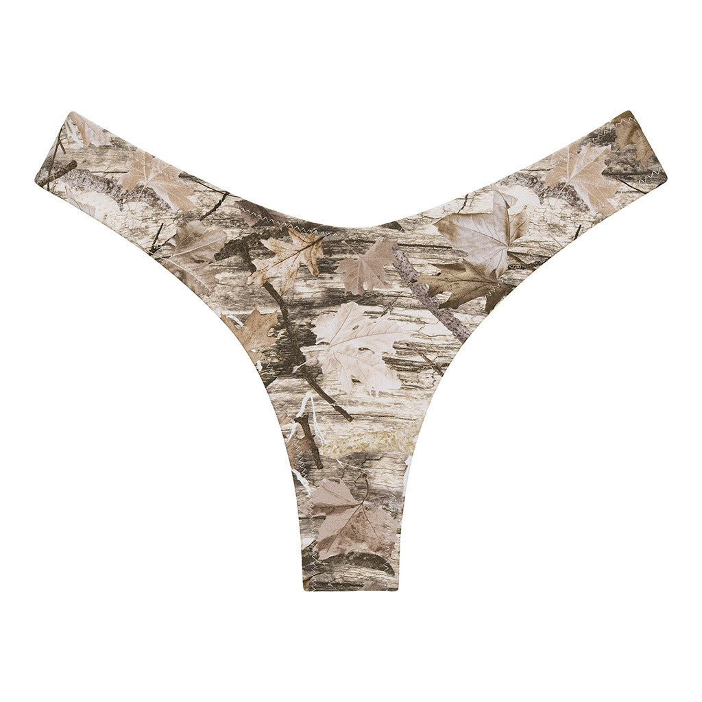 Camo Lulu (zig-zag Stitch) Bikini Bottom