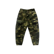 Cotton Camo Cargo Jogger Pants