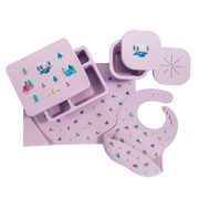 Silicone Mealtime Bundle Camper Violet