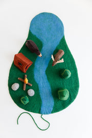 Woodland Camping Play Mat + Toys