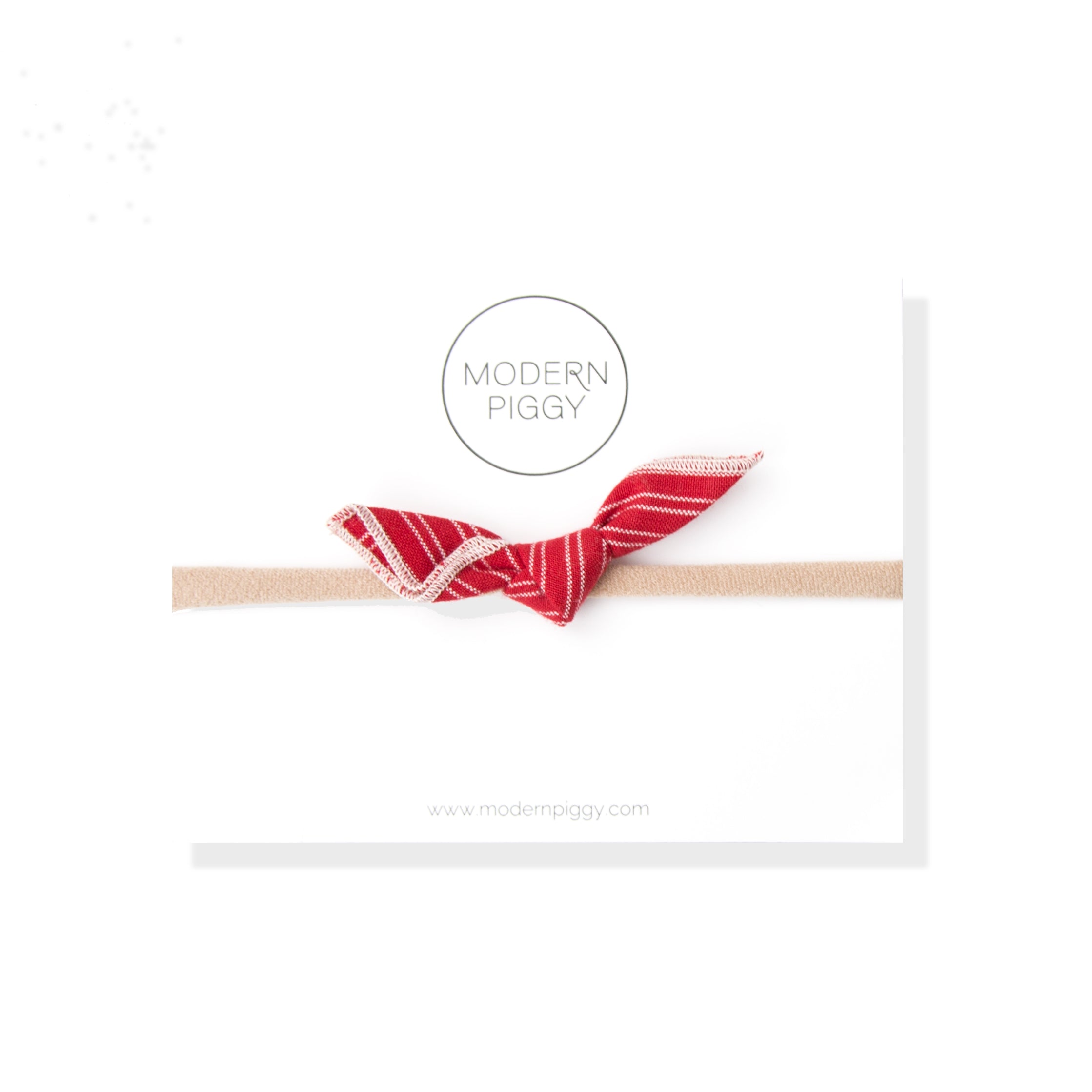 Peppermint | Mini Knot Bow