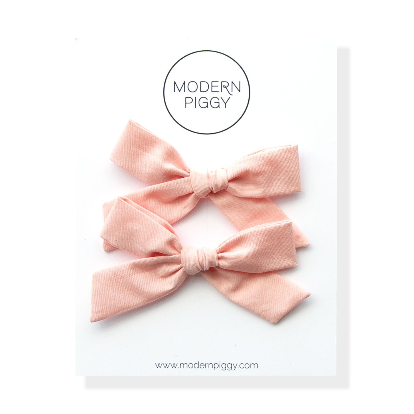 Candy Pink | Pigtail Set - Hand-tied Bow