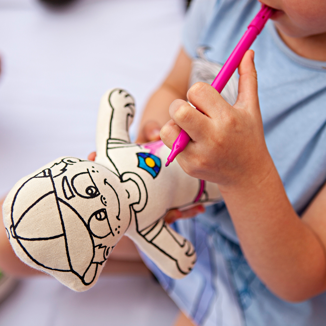 : Boy With Cap - Colorable And Washable Doll For Creative Play