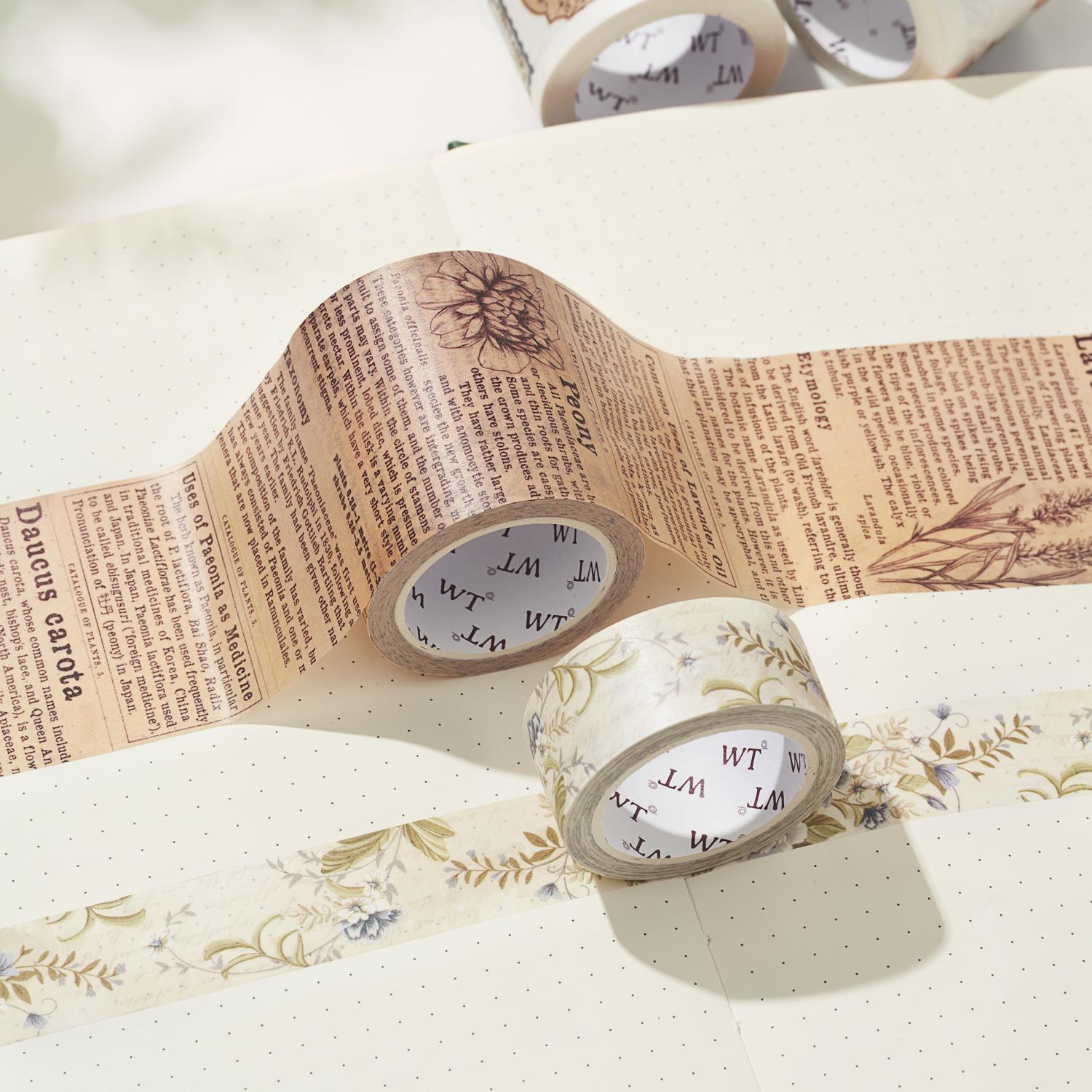 Petals & Parchment Washi Tape Sticker Set by The Washi Tape Shop