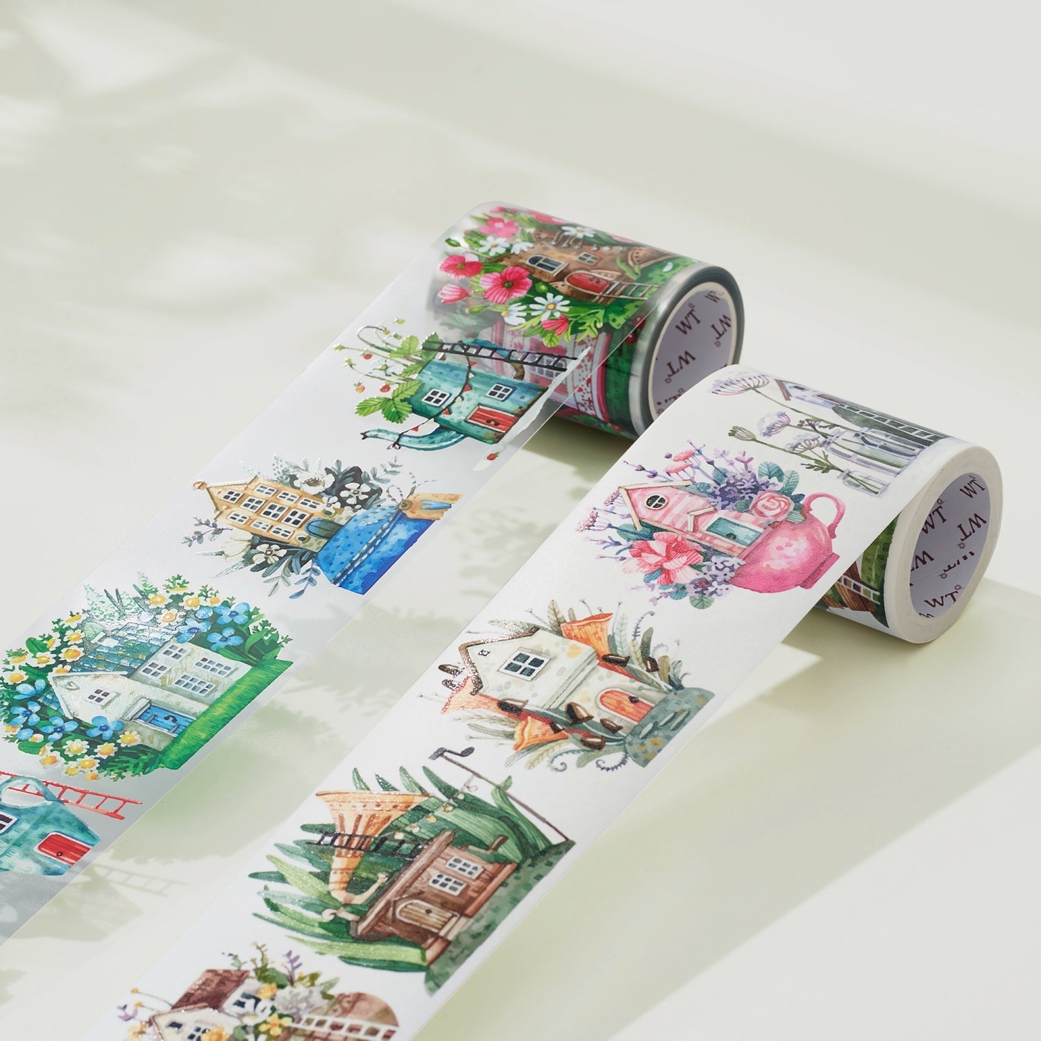 Forest Houses Wide Washi / PET Tape by The Washi Tape Shop