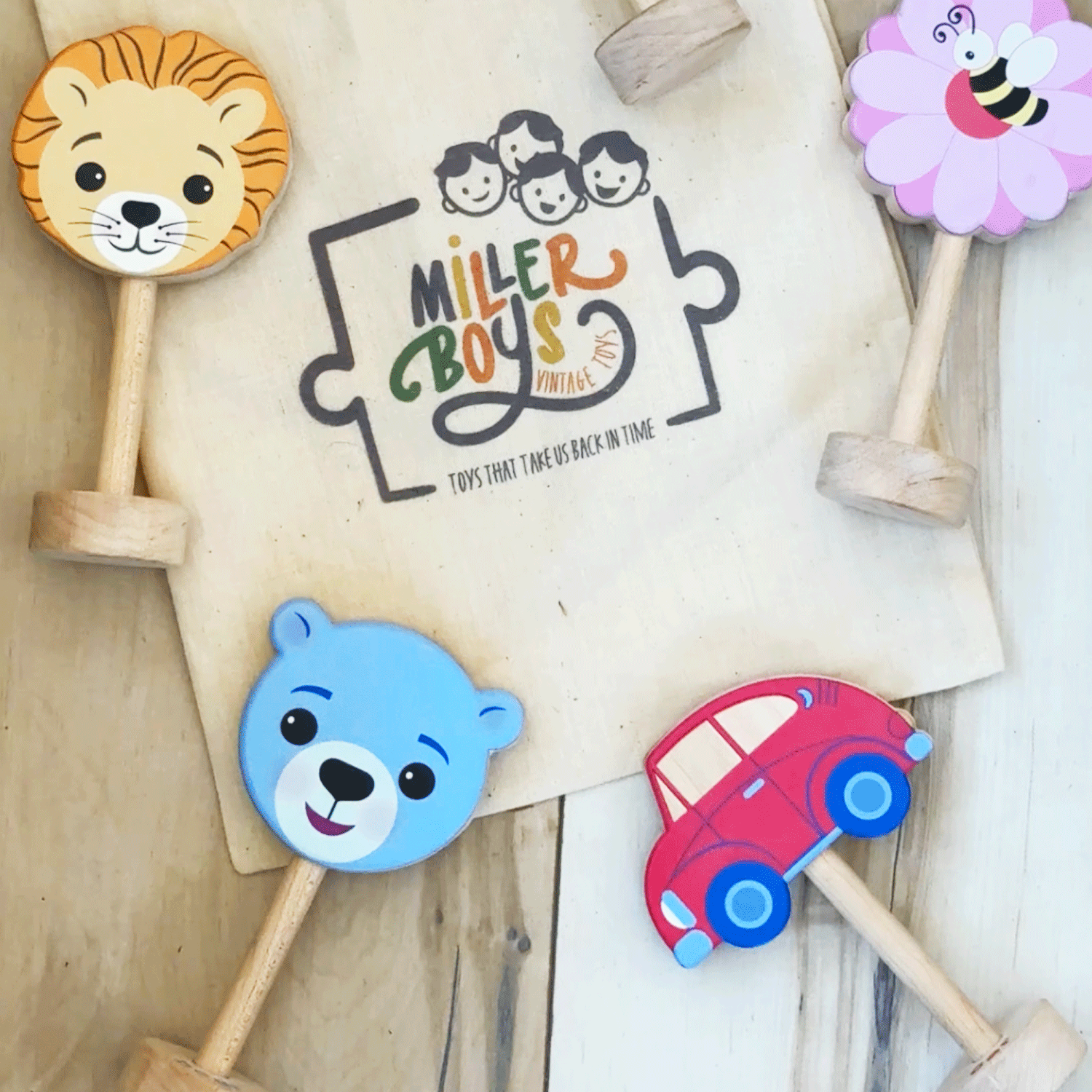 Grasp & Giggle Bear Rattle | Made In The Usa 🇺🇸