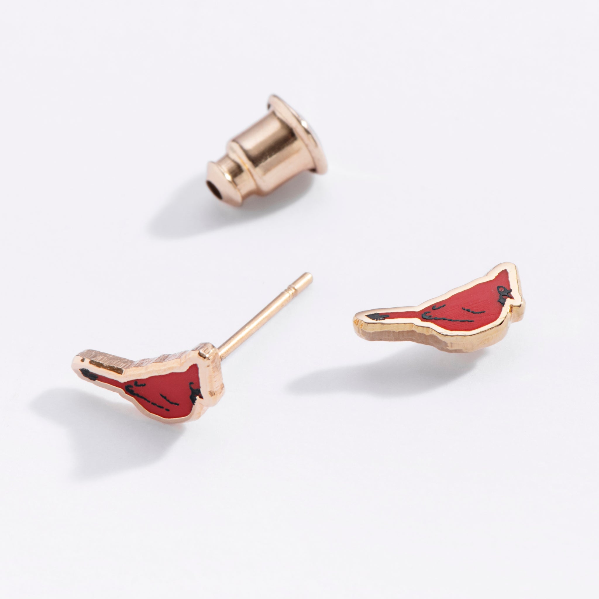 Cardinal Studs