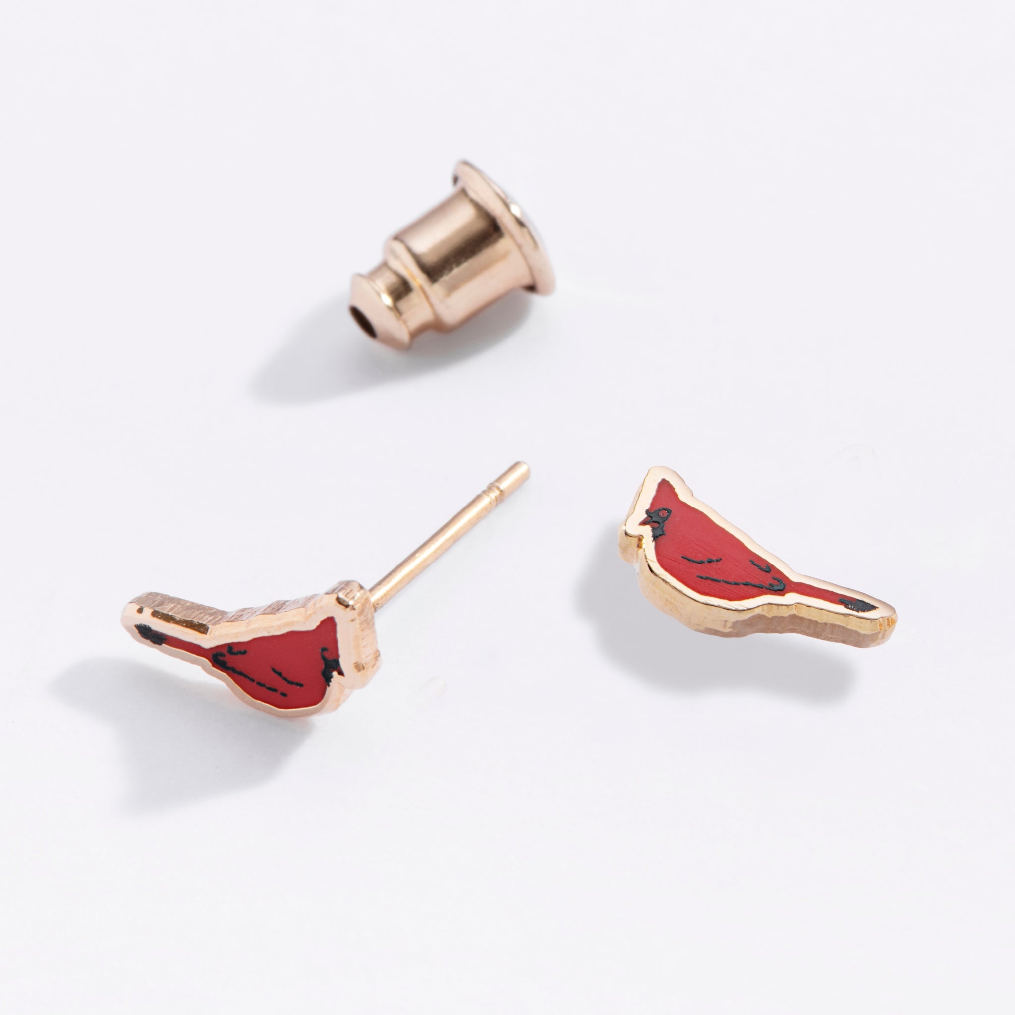 Cardinal Studs