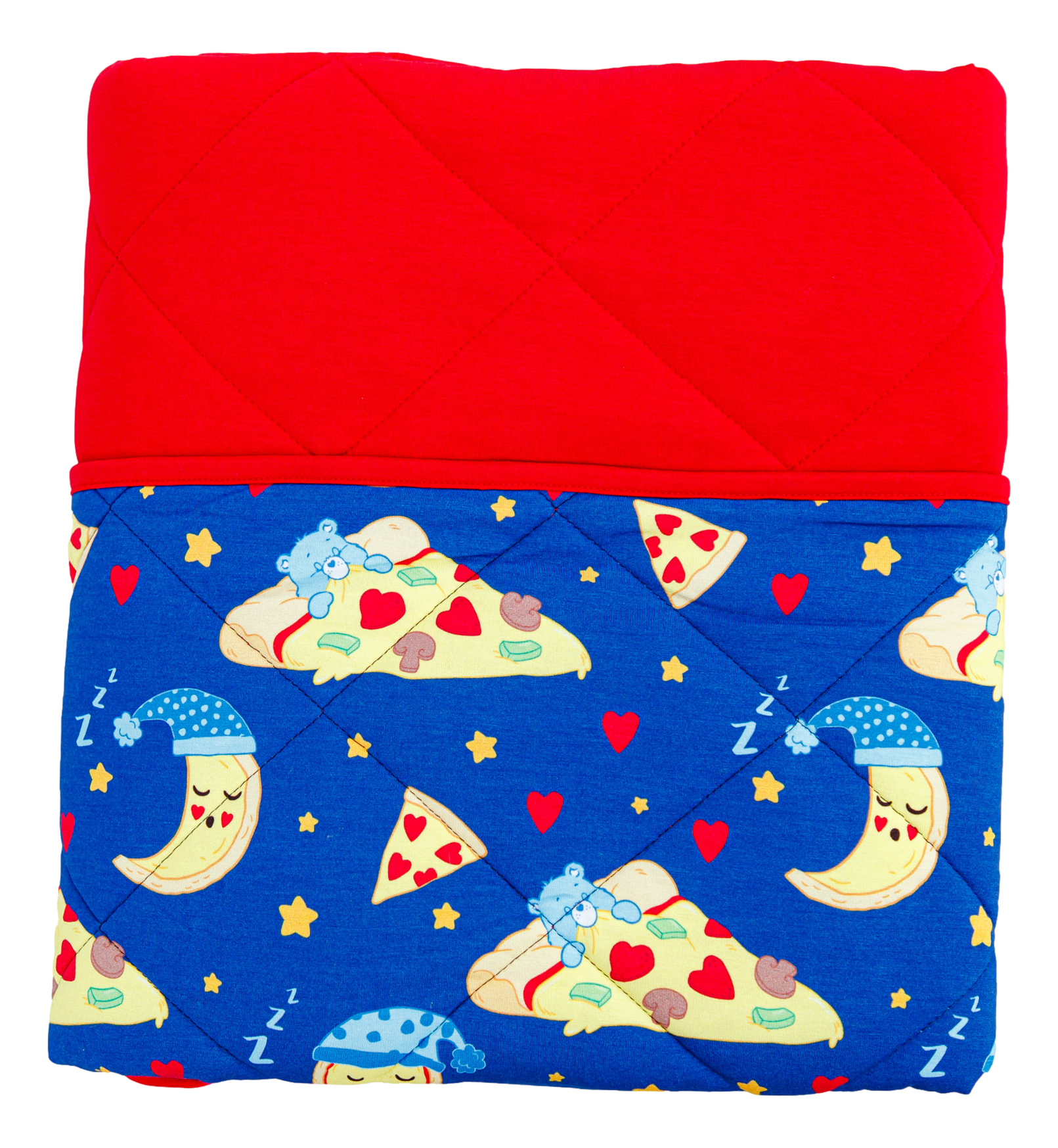 Care Bears™ Bedtime Pizza Toddler Birdie Quilt