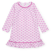 Carlin Girls' Dress - Birthday Cake Pink