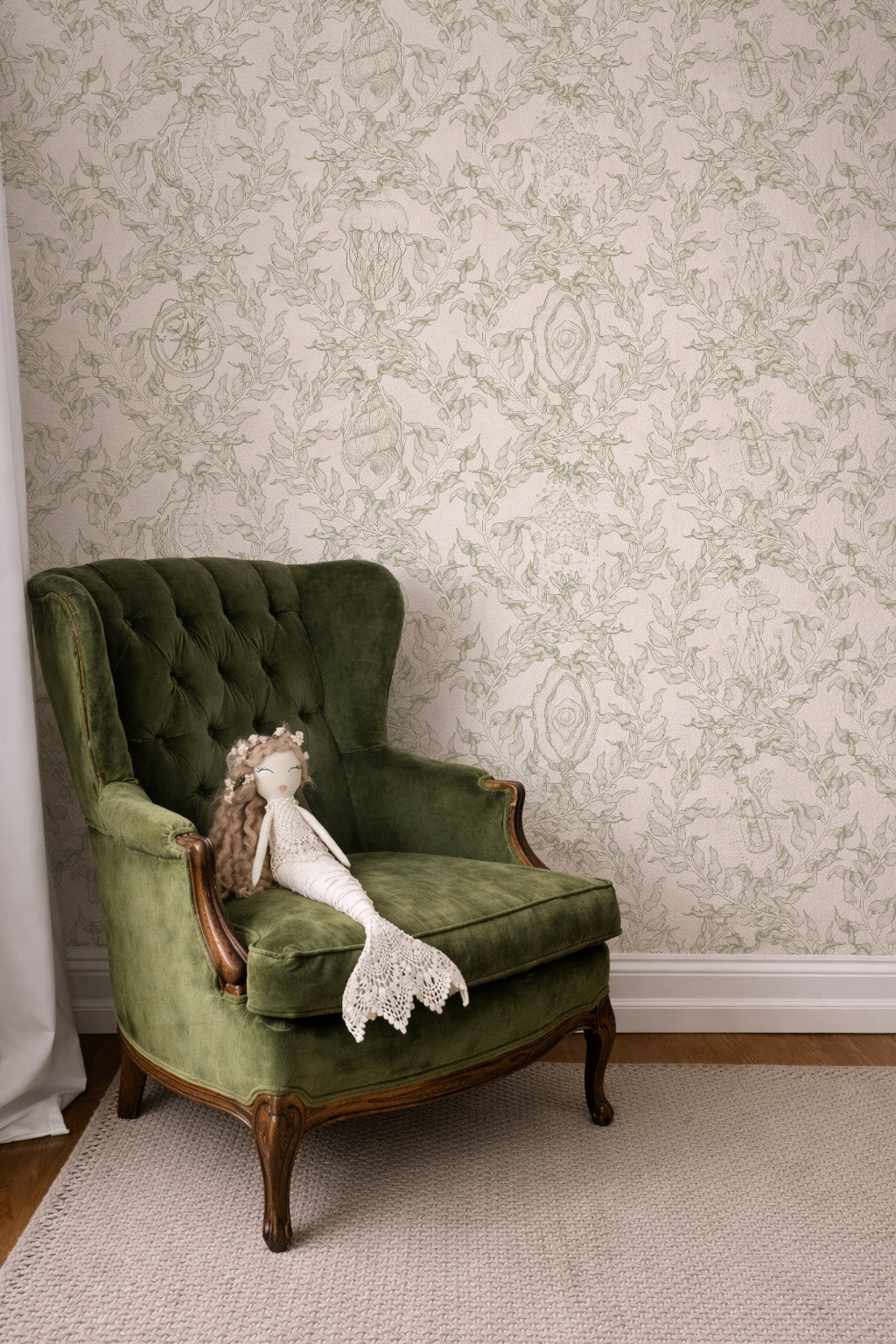 Perla Wallpaper By Naturally Antique