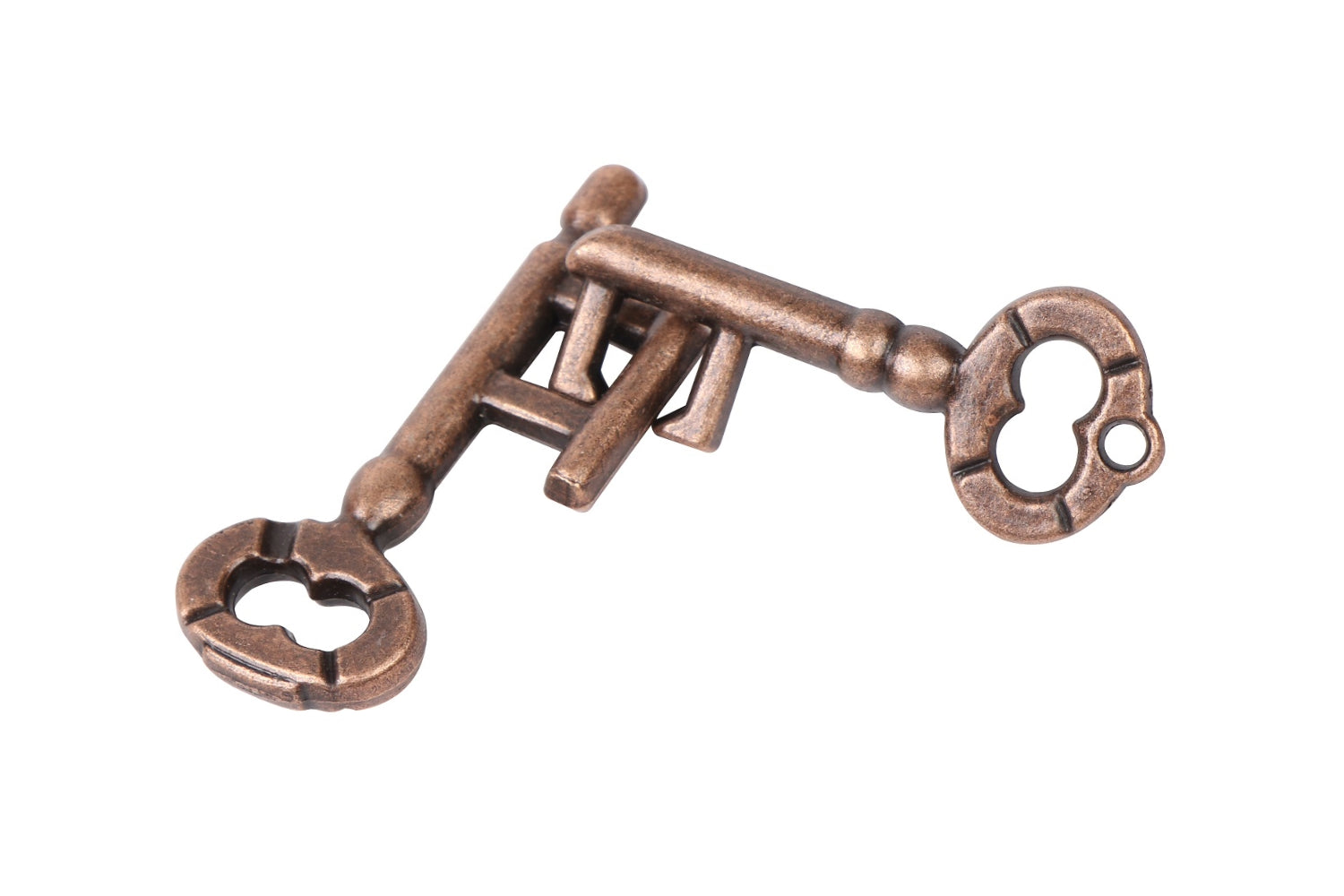 Cast Two Keys Puzzle - Tetso Metal Puzzle