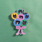 Cat And Dog Glitter Sticker