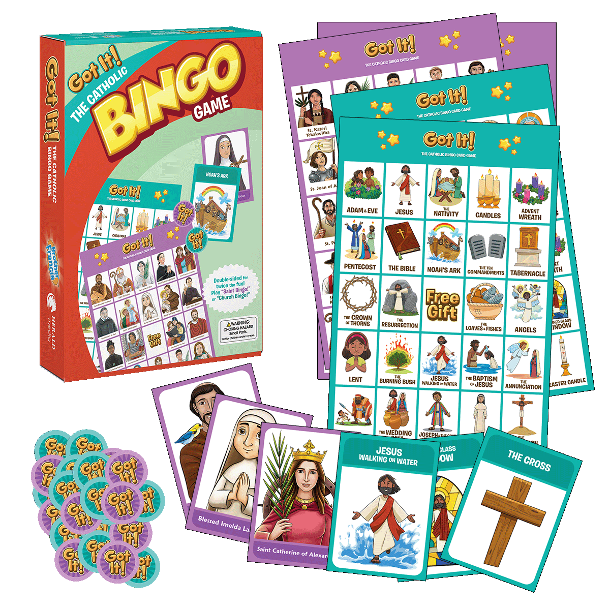 Catholic Game Bundle: Bingo, Choose, Fun-fact-faith