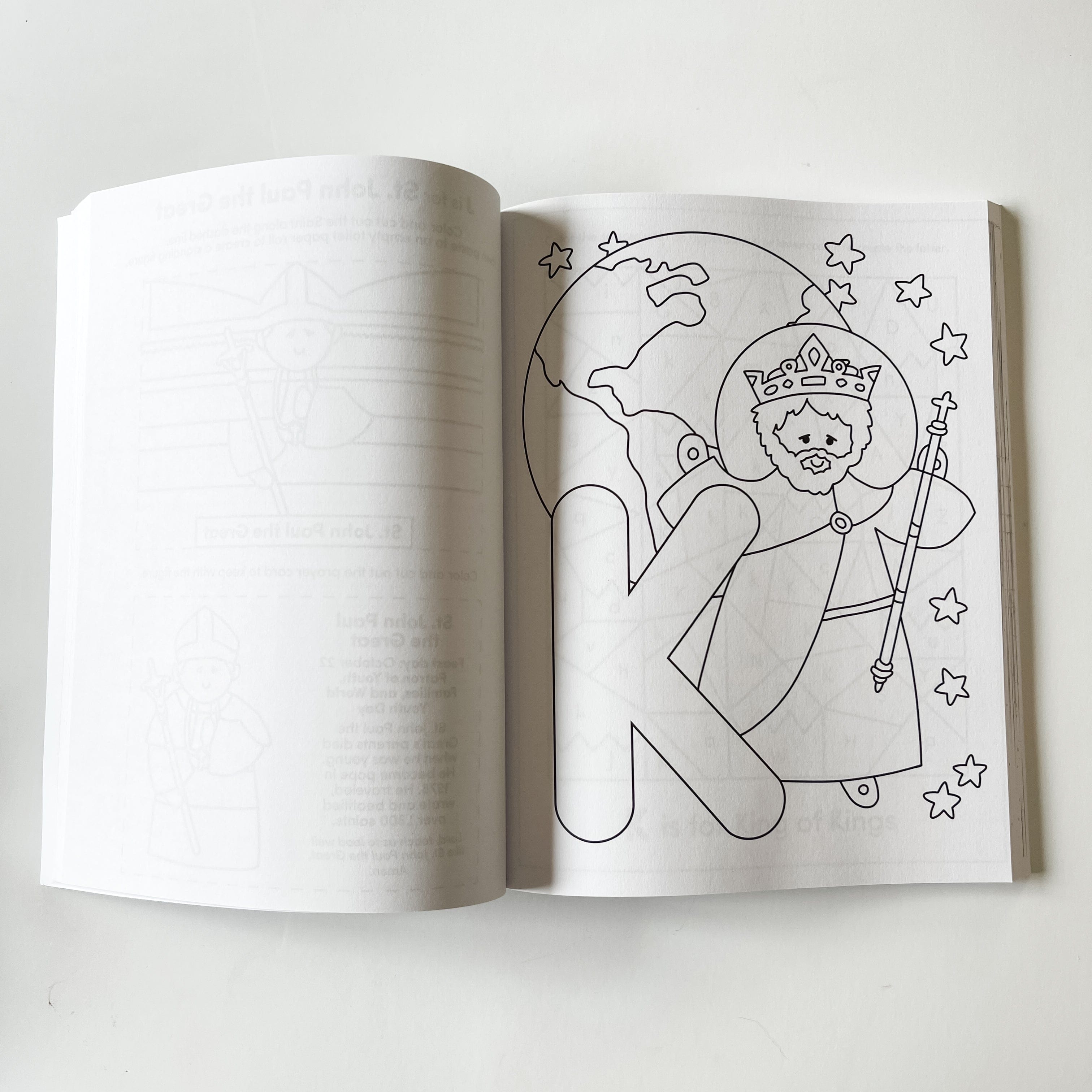 Catholic Abc Preschool Kindergarten Activity Workbook
