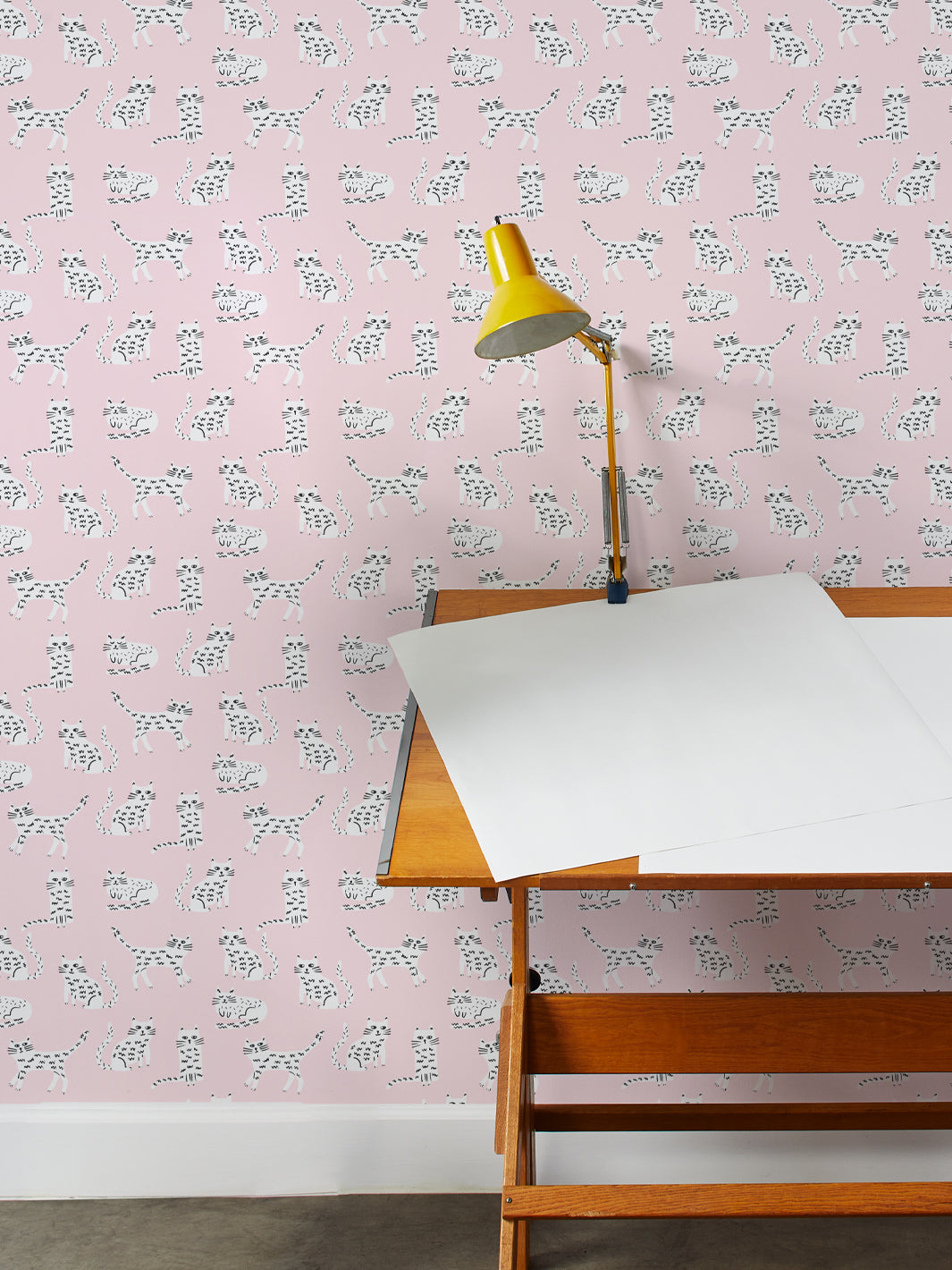 'cats' Wallpaper By Tea Collection - Piggy Bank