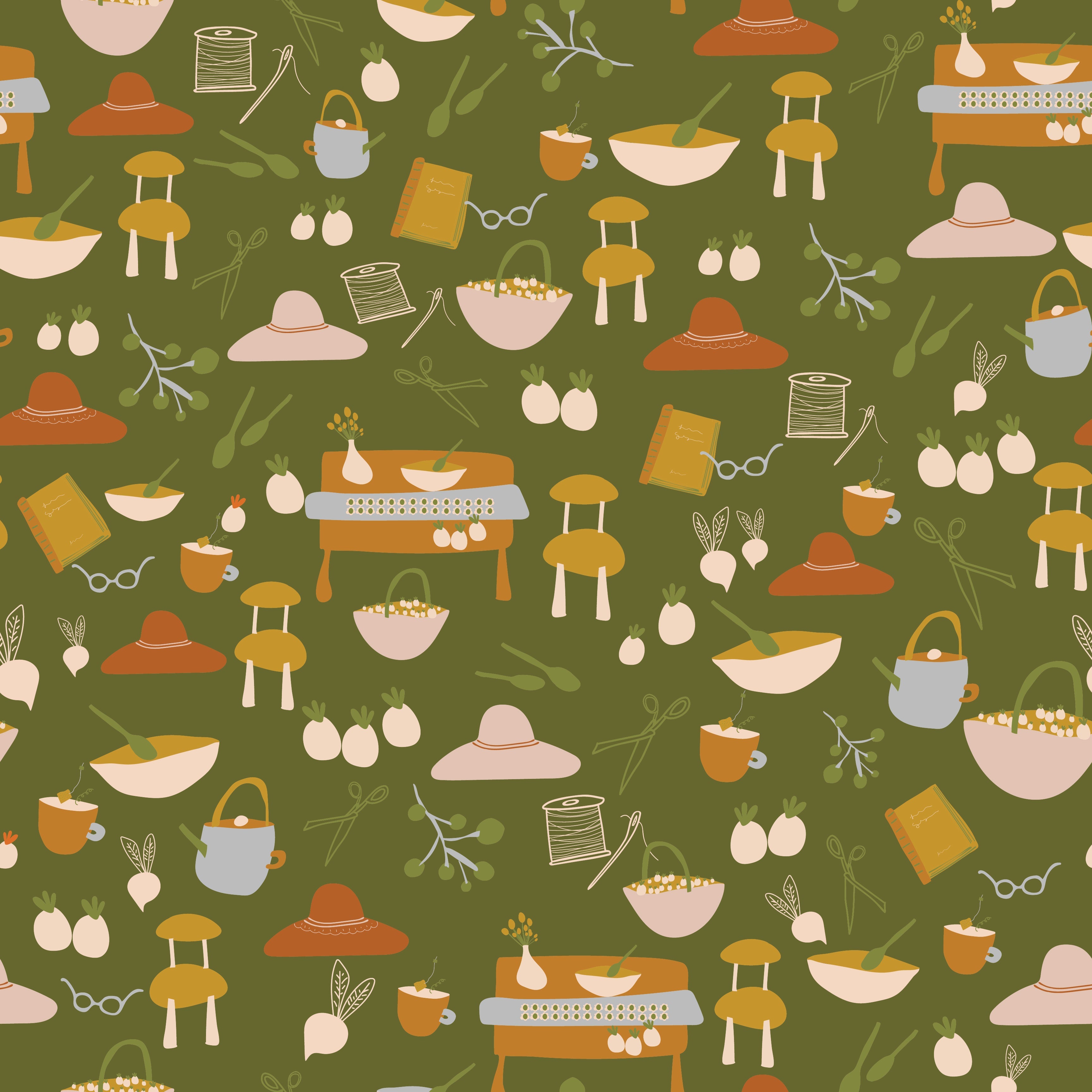 Cecily Wallpaper By Meghan Pauley Nespeca