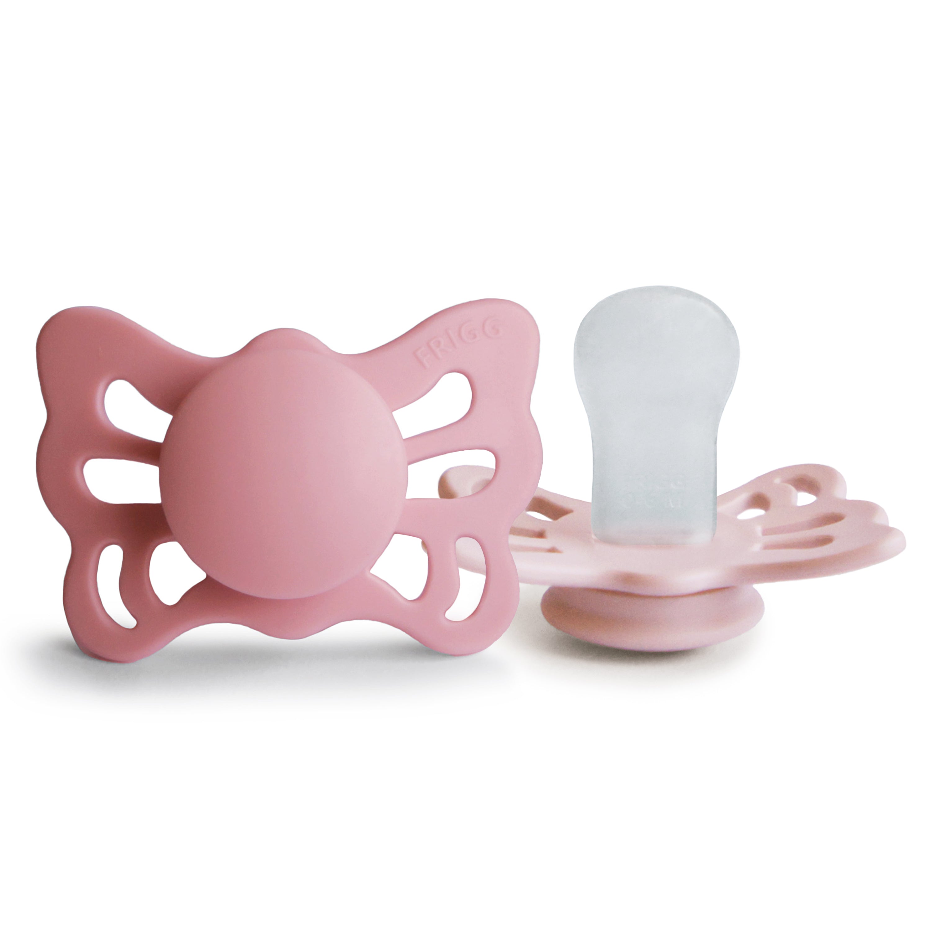 Frigg Butterfly Anatomical Silicone Pacifier 2-pack (0-6 Months)