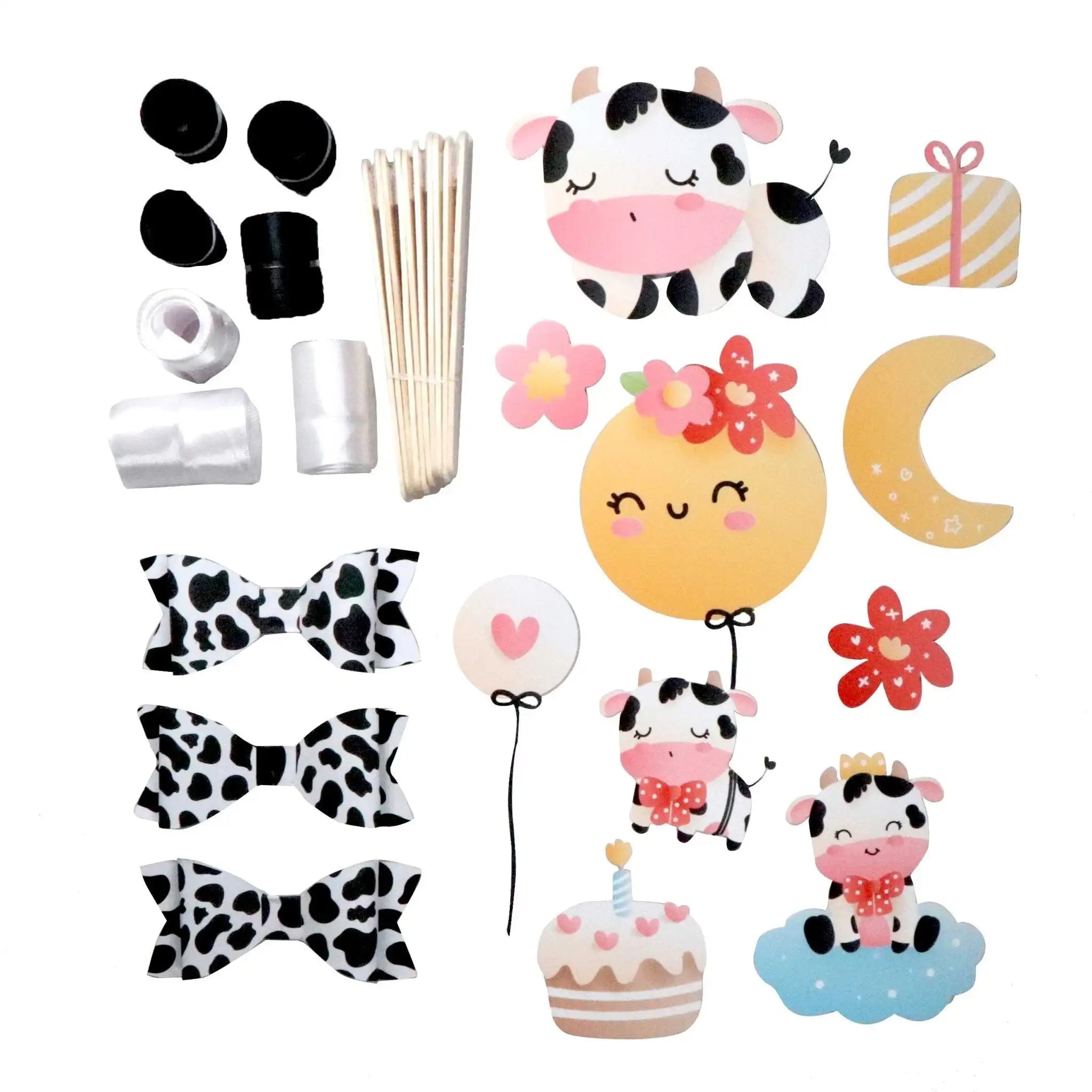 Celebration Cow Diaper Cake Kit