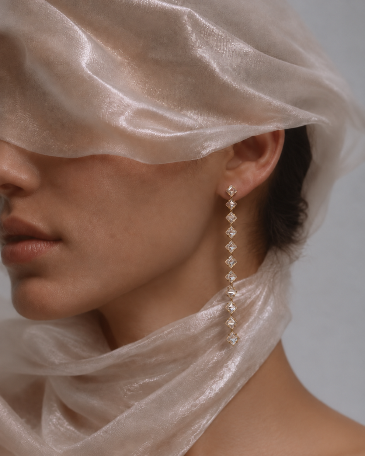 Celestine Cz Drop Earrings