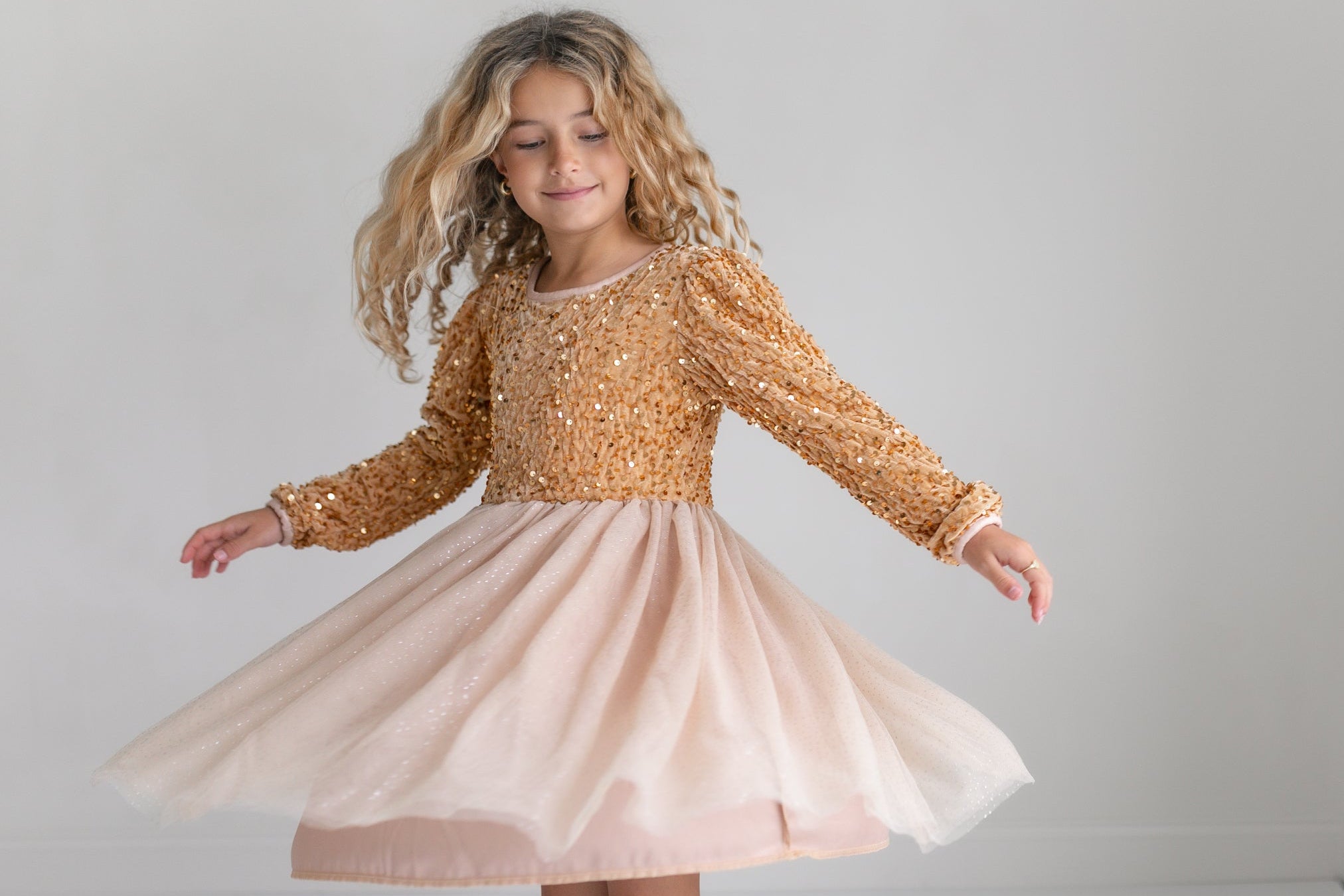 Champaign Sequin Dress
