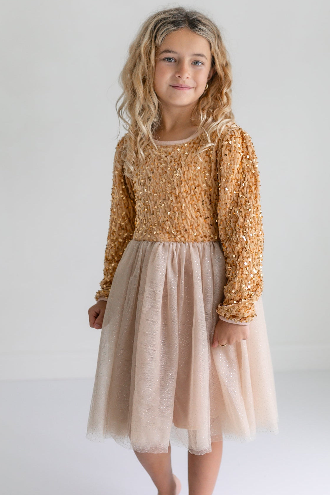 Champaign Sequin Dress