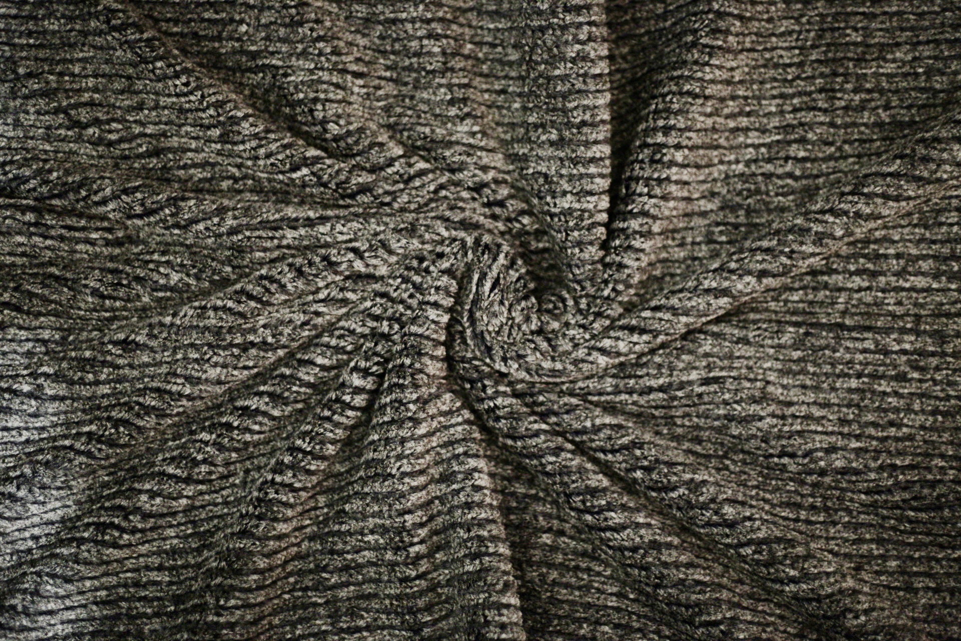 Weave Charcoal Blanket