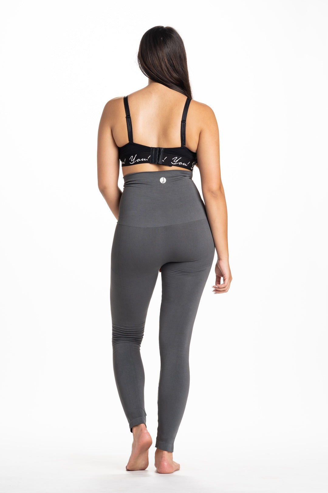 Snapback™ Postpartum Leggings - Charcoal Gray