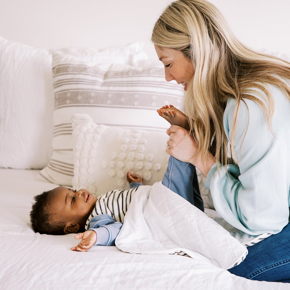 Charcoal Stripes Sleep Sack