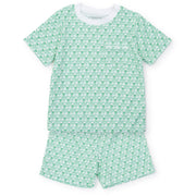 Charles Boys' Pima Cotton Short Set - Golf Putting Green