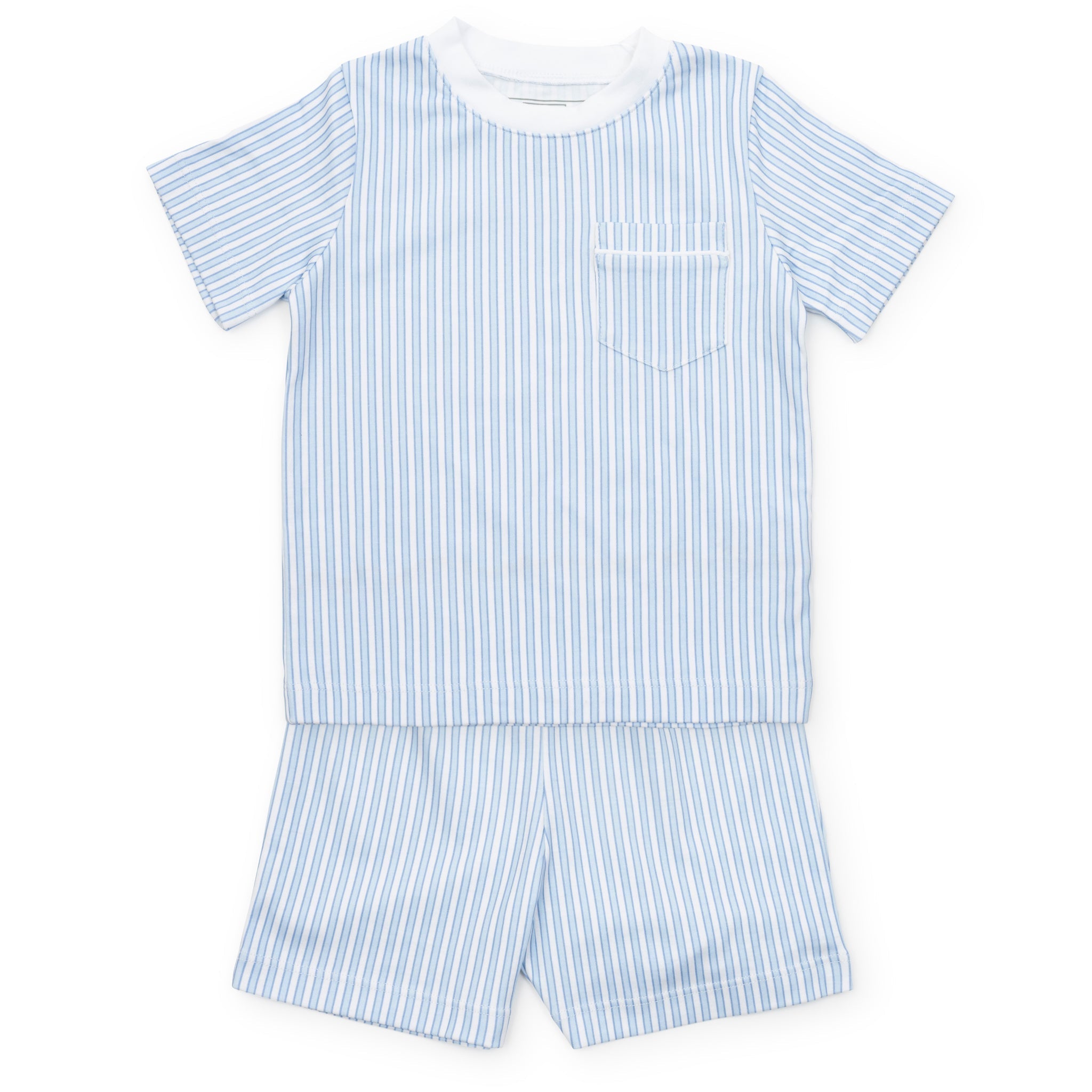 Charles Boys' Short Set - Classic Stripe
