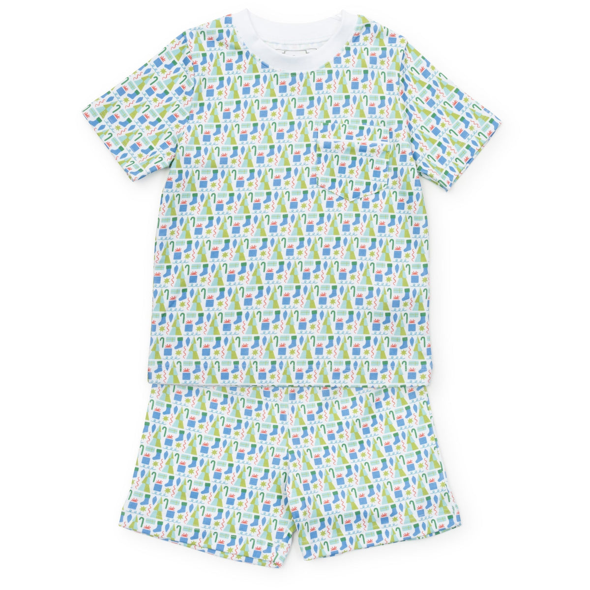 Charles Boys' Short Set - Mod Holiday Blue